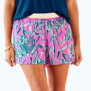 Lilly Pulitzer Rylan Shorts Mandevilla Pink Extra Lucky